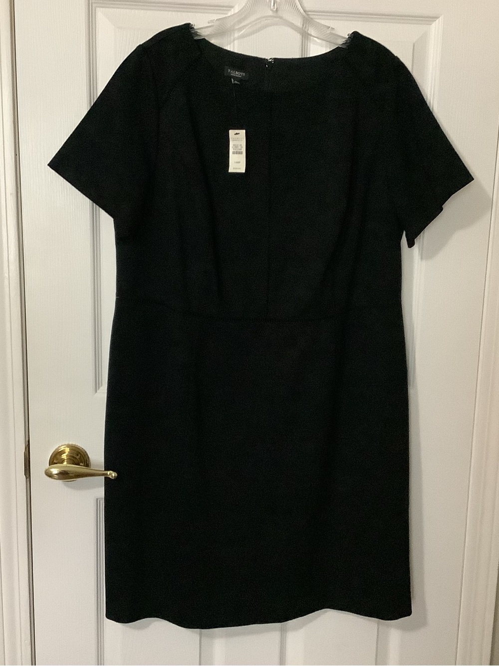 New Talbots Woman Petites Dress 14WP Black